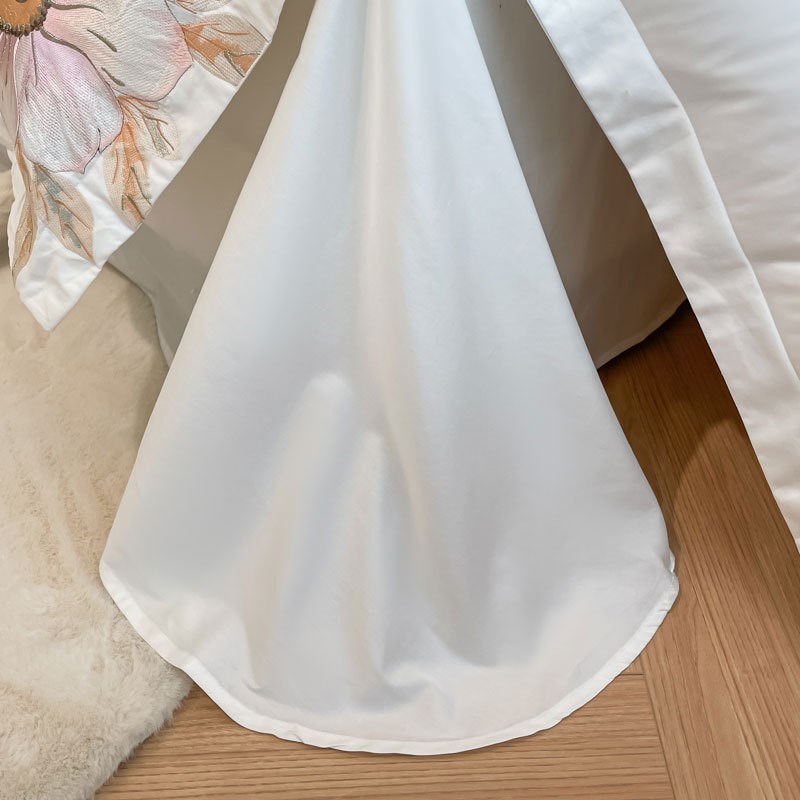 高档轻奢风60支全棉四件套长绒棉纯棉100被套床单床笠款床上用品4