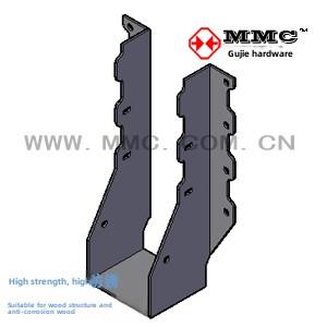 梁托连接件 U型挂件 木屋木结构别墅金属配件 JUS-76F 固捷五金
