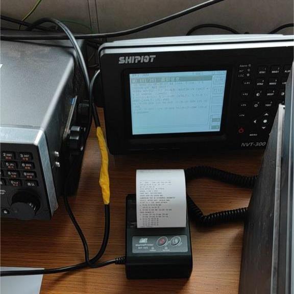 58mm船用船舶航警仪接收机专用精工热敏打印机MP445海湾NVT-300