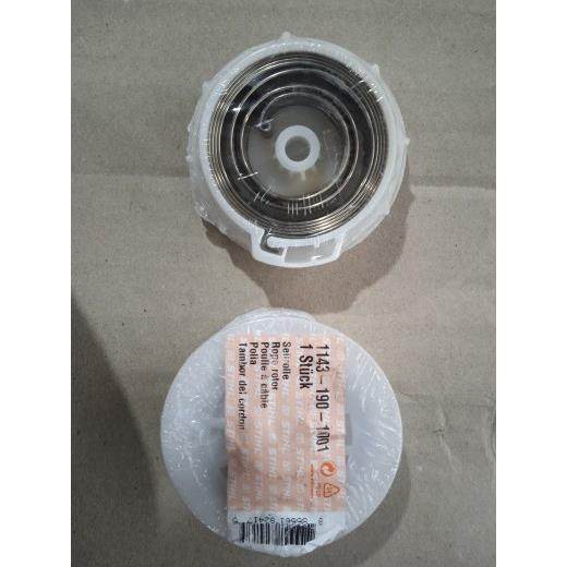 斯蒂尔251C油锯易启动器原装大弹簧和弹簧绳轮套原装小绳轮/支架