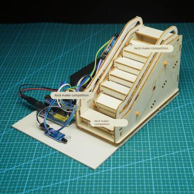 商场智能扶梯初高中青少年科技创新大比赛作品手工小发明作品科创