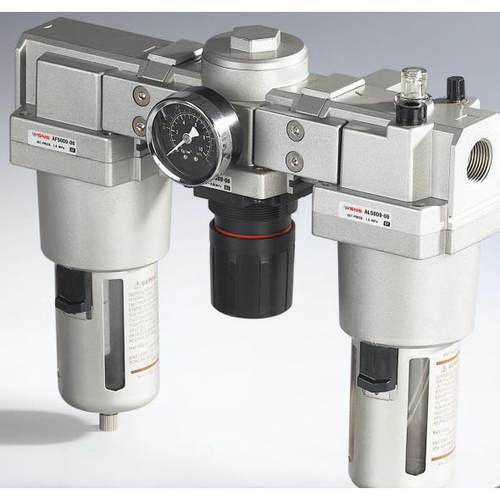 气动气源处理三联件 AC5000-10油水分离器AF50+AR+AL500-06