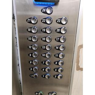 奥的斯按钮 电梯配件 轿厢呼梯楼层按钮 黑色字片开关门 警铃电话