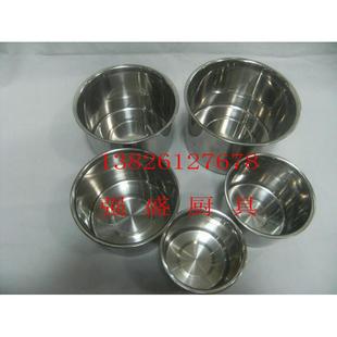 不锈钢加厚味盅配料碗炖盅调料罐餐厅大排档厨房调味盅火锅调料盅