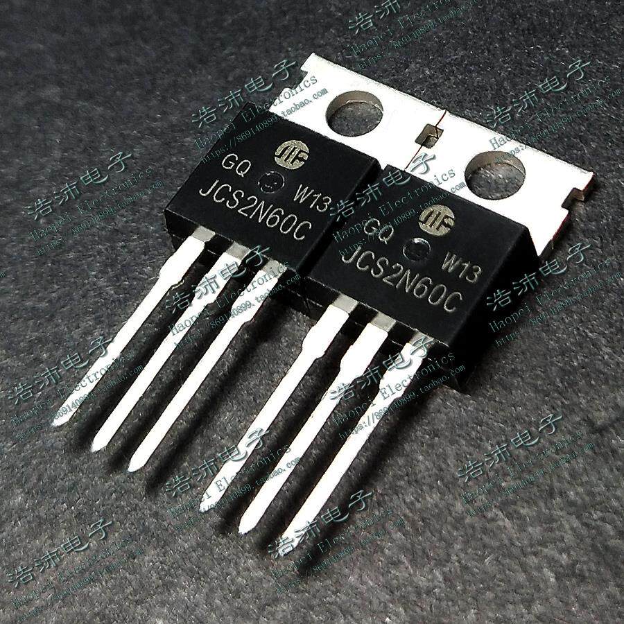 JCS2N60C 2A/600V TO-220 N沟道场效应三极管 现货可直接拍