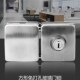 方形玻璃锁 828双开整体无框玻璃门锁 双扇门双开型玻璃门锁