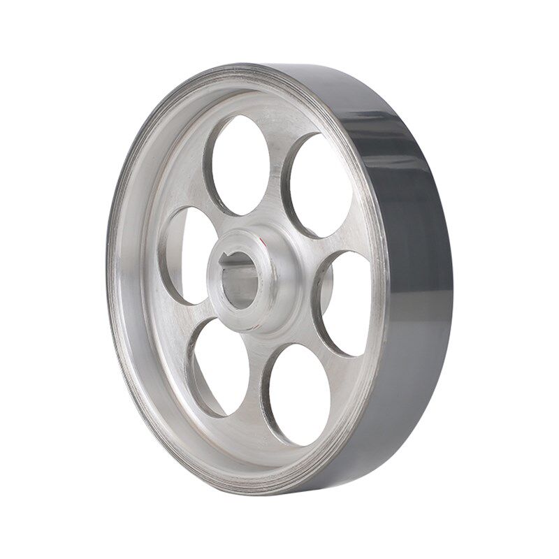 硬阳包胶压轮记尺轮导轮铝合金押出裁线机191*40电线喷瓷计米轮