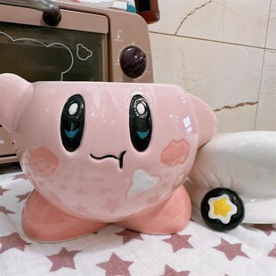 星之卡比烟灰缸可爱带盖家用客厅女生桌面卡通摆件送闺蜜生日礼物