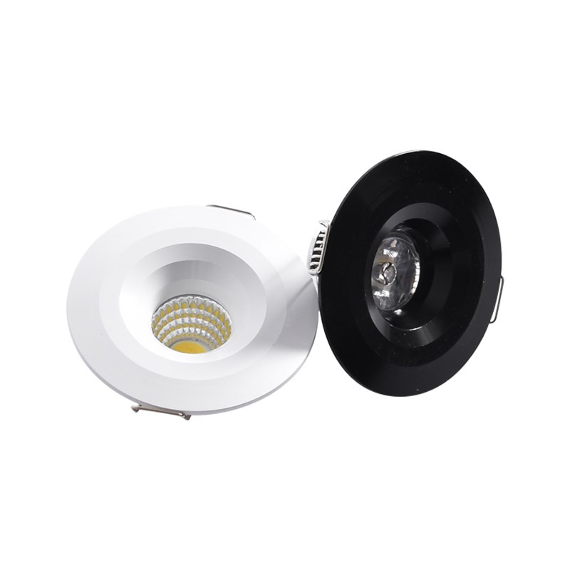 1W小射灯4cm展示柜装饰灯led3W筒灯开孔5cm嵌入式聚光小灯3.5公分