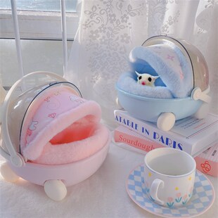 蜜袋鼯外带包专用加厚保暖棉窝鹦鹉牡丹保温飞鼠外出包用品小宠笼