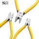 施力特5寸水口钳剪塑料用6寸斜口钳子迷你型剪元 器件引脚4寸钳子