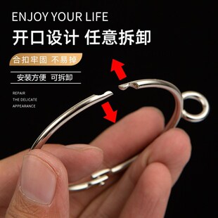 吊环窗帘开口挂环圈活口金属挂钩罗马杆圆圈窗帘扣环活扣窗帘配件