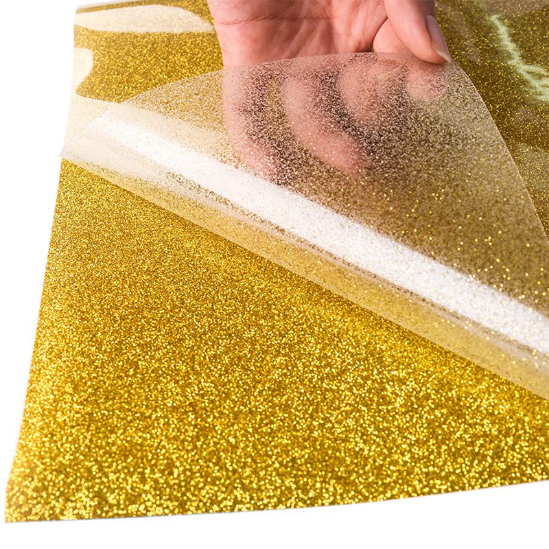 耐洗金葱闪光刻字膜格利特亮光彩葱热转印烫画膜激光热帖转印膜