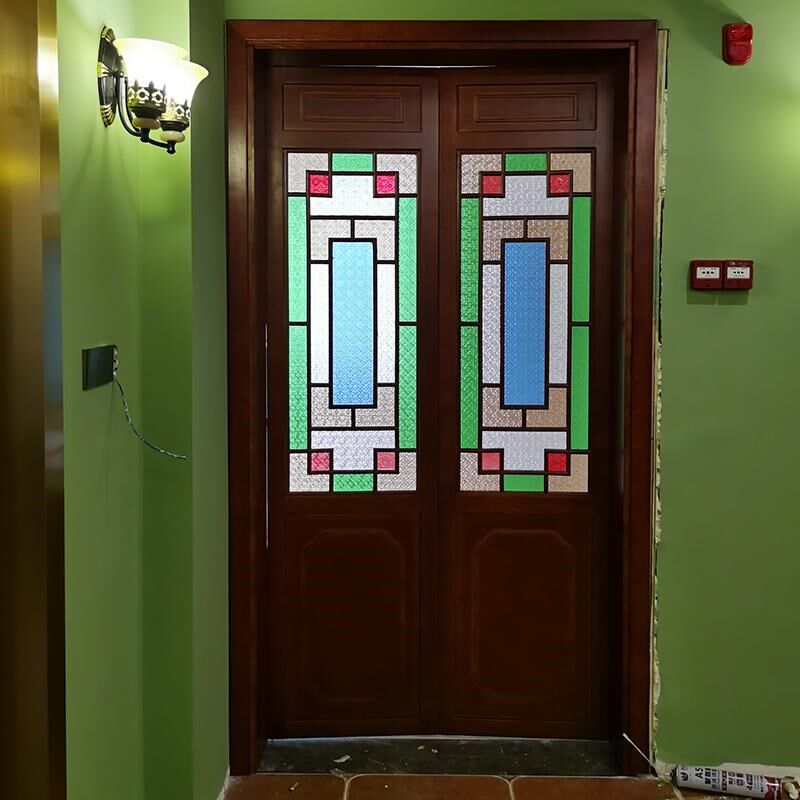老式彩色玻璃窗西关满洲窗海棠琉璃屏风隔断岭南仿古门窗古建窗,基础建材,艺术玻璃,淘宝优惠券,粉丝福利购,淘宝优惠卷