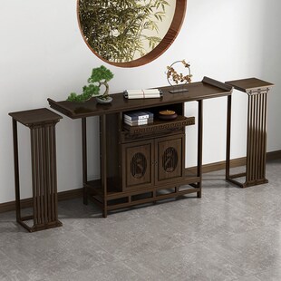 供桌香案台实木新神像台佛桌贡台客厅供奉香火桌中堂柜子