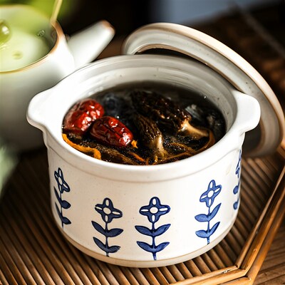 耳汤碗带盖汤盅瓦罐汤炖盅家用一人份蒸蛋盅陶瓷炖罐隔水炖蒸盅