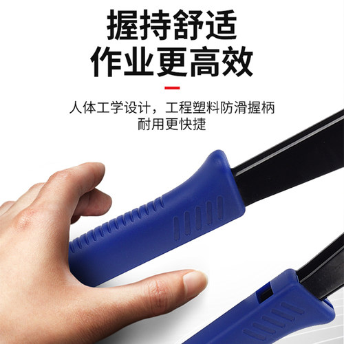 直销ot口鼻压线钳冷压端子u型铜鼻子手动接线耳压接钳