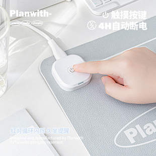 lnwih加热桌垫书桌学生电脑防油防水学习大滑鼠垫办公室办公桌