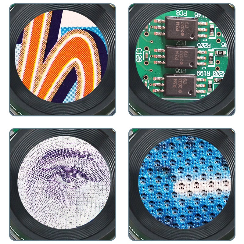 FTMC 15-1X 1倍放大镜带刻度圆筒带尺目镜测量十倍镜印刷鉴定