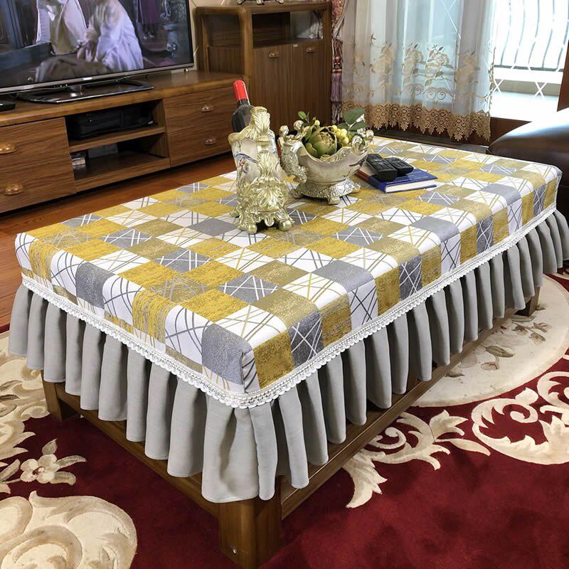 现代长方形桌布餐桌罩茶几子布固定长条方台布布艺定制,居家布艺,桌布,淘宝优惠券,粉丝福利购,淘宝优惠卷