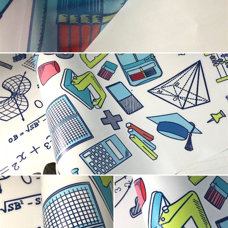 防水好贴学校教室背景墙装饰数学物理公式手绘涂鸦贴纸画宿舍培训图片