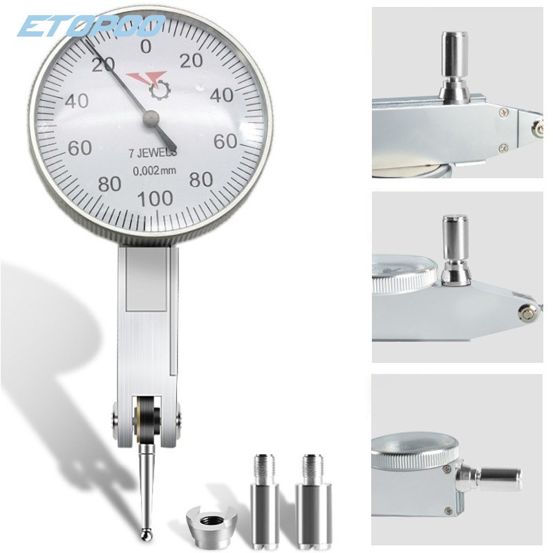 陕西银燕杠杆百分表0-0.8mm 杠杆指示表小校表精度0.01mm