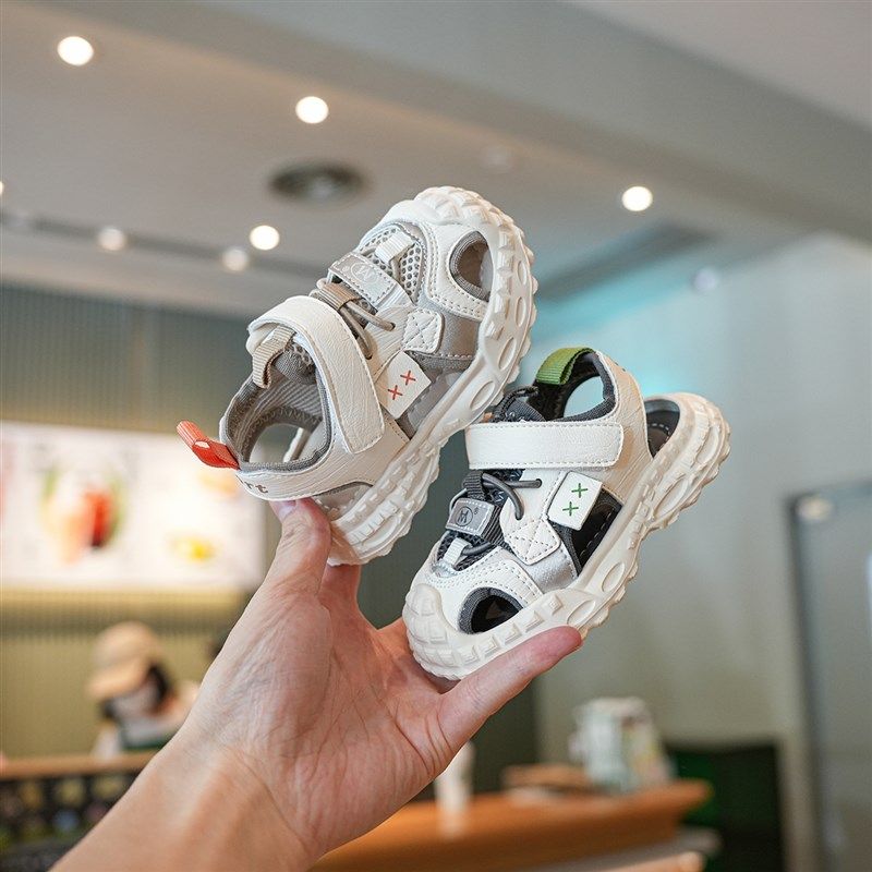 宝宝鞋子夏季男宝运动凉鞋1一3岁婴儿学步鞋女宝包头防踢鞋小童鞋,童鞋/婴儿鞋/亲子鞋,学步鞋,淘宝优惠券,粉丝福利购,淘宝优惠卷