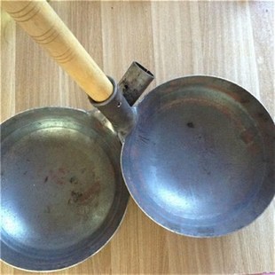 钢板大铁勺漏勺铁瓢打洞树铲粪勺清理下水道淤泥挖泥土掏粪勺子