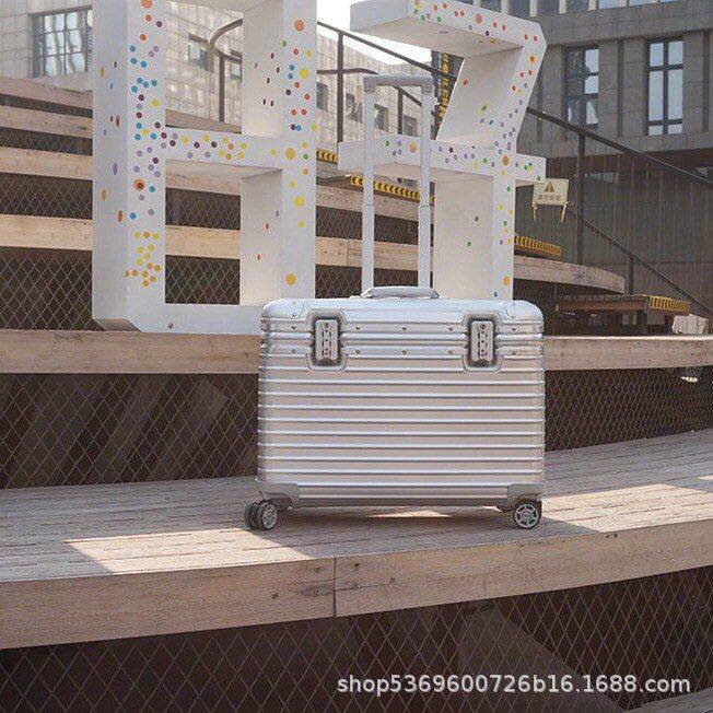 18相机登全铝镁合金万向轮旅行箱上拉杆箱摄影20机箱寸翻盖行李箱