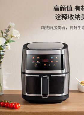 不锈钢fryer空气薯条Ai电烤箱r欧规英规美规家用多功能炸锅可视
