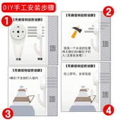 墙擦写磁性白板挂式 绿板 培训教学广告写字板9