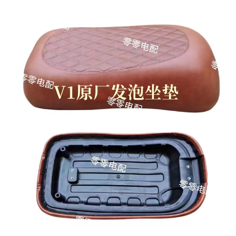 休闲三轮电动车阔老头电动三轮车发跑座垫尾箱靠背坐垫加厚防水