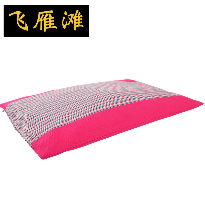 特厚全纯棉老粗布单人枕头套枕套40X60cm48X74大中号单只非一对装