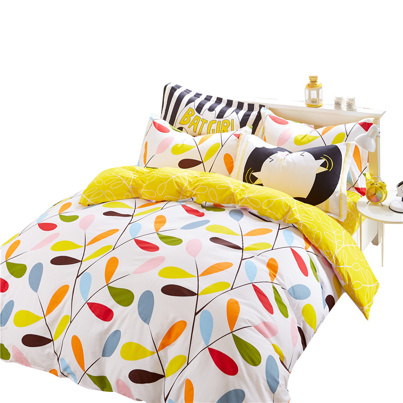 少女心网红四件套全棉纯棉100简约200X230斜纹床上用品1.5三件套4