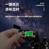 车载时钟摩托车电动车看时间防水数字车用粘贴式 夜光电子表