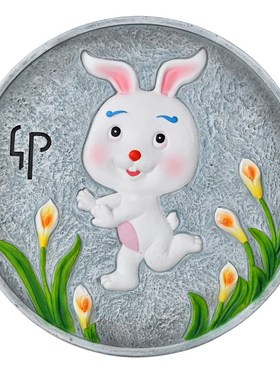 庭院装饰花园摆件十二生肖脚踏板户外草坪布置幼儿园卡通景观雕塑