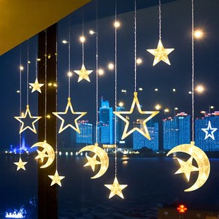 星星灯满天星小彩灯过年led装饰灯楼房阳台闪灯串串灯气氛围布置