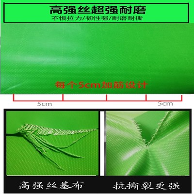 果绿色篷布户外油布环保车渣土车土方垃圾车防水布工程车自动蓬布