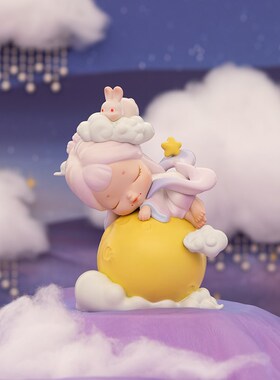 白夜童话《月光兔流华》中秋限定款桌面装饰摆件办公室好物生日