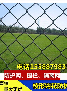 包胶包塑养殖勾花网铁丝网围栏体育场围栏防护网镀锌勾网厂家定制