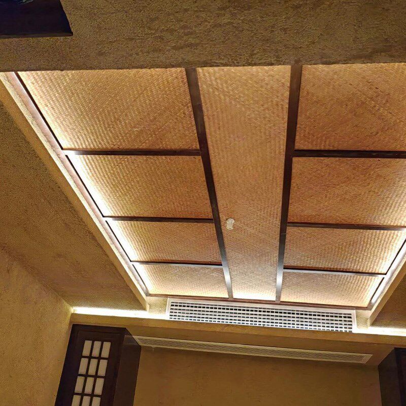 定制高档竹编手工竹席酒店民宿会所顶面墙面装修材料屏风隔断装饰,床上用品,竹席,淘宝优惠券,粉丝福利购,淘宝优惠卷