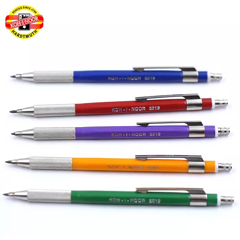 捷克酷喜乐自动铅笔mm金属彩杆制图工程笔手绘笔活动铅笔5219
