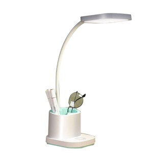 纬达斯智能语音台灯声控学习灯护眼灯家用学生调光充电床头灯