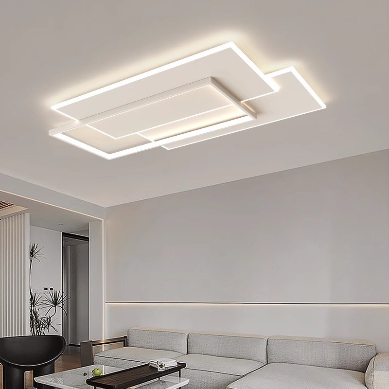 客厅简约吸顶灯超薄广东中山灯具新创意现代大气极简主灯全屋套餐