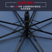 大雨伞长直把勾弯钩商务三超大防风大暴雨定制oo广告伞