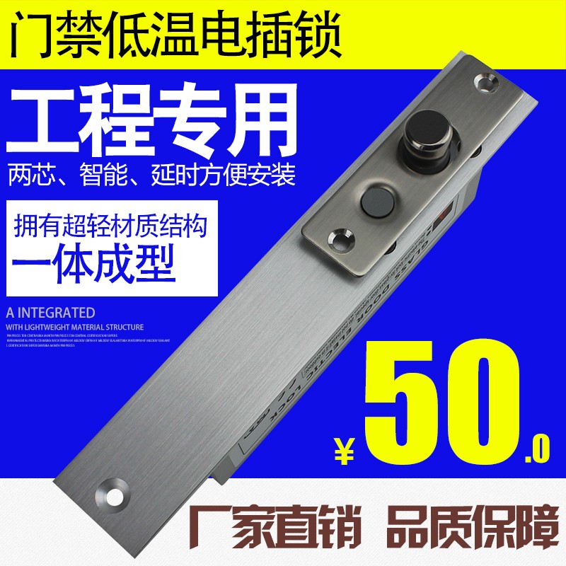 TA31d8 门禁两芯超低温电插锁 一体式电插锁 电子门禁电锁