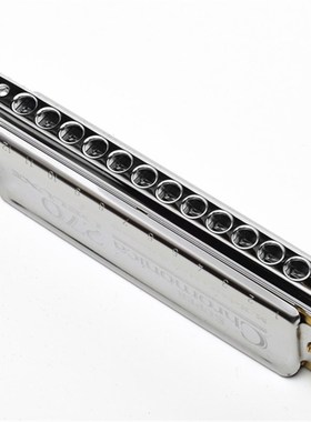 ON原装Dlu豪华木格孔半音阶口琴新手初学