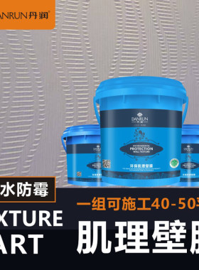 丹润肌理壁膜水性环保防水墙面漆肌理漆液体壁纸墙面滚艺术涂料