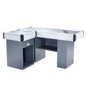 超市收银台转角小型柜台吧台货架水果蔬菜店桌子生鲜店