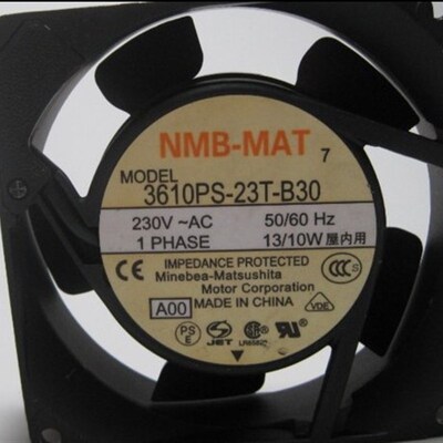 原装 NMB 3610PS-23T-B30 230V 13/10W 9cm9225 交流铝框散热风扇